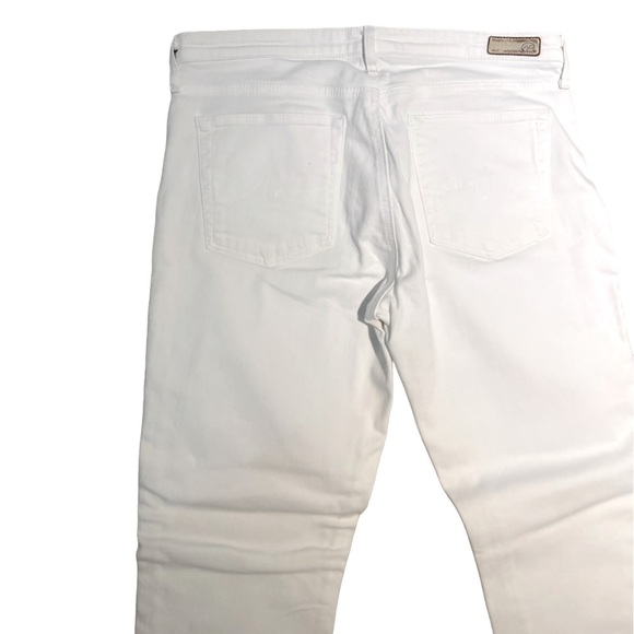 Adriano Goldschmied the prima cigarette leg white stretch premium denim size 31 - Picture 11 of 14
